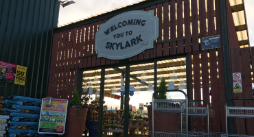 Stand-off lettering example